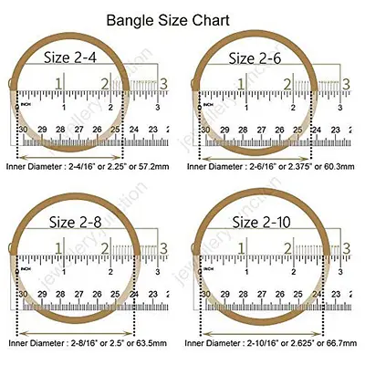 Bangle size chart 15 4 19