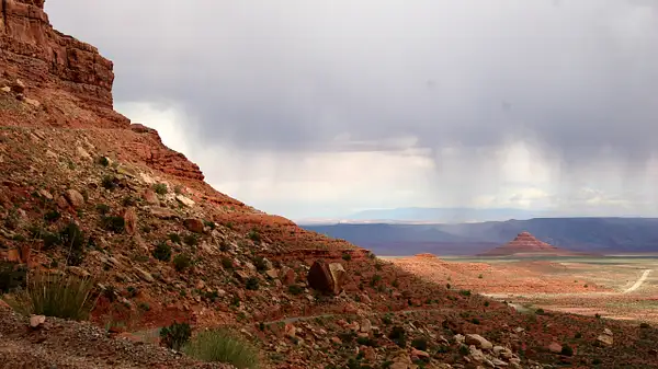 desert rain by Ron Meade