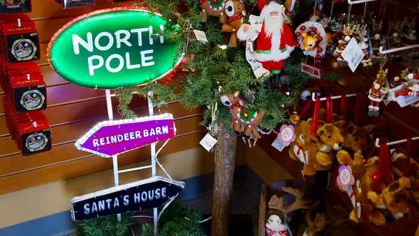 North Pole Gift Shop by Ron Meade