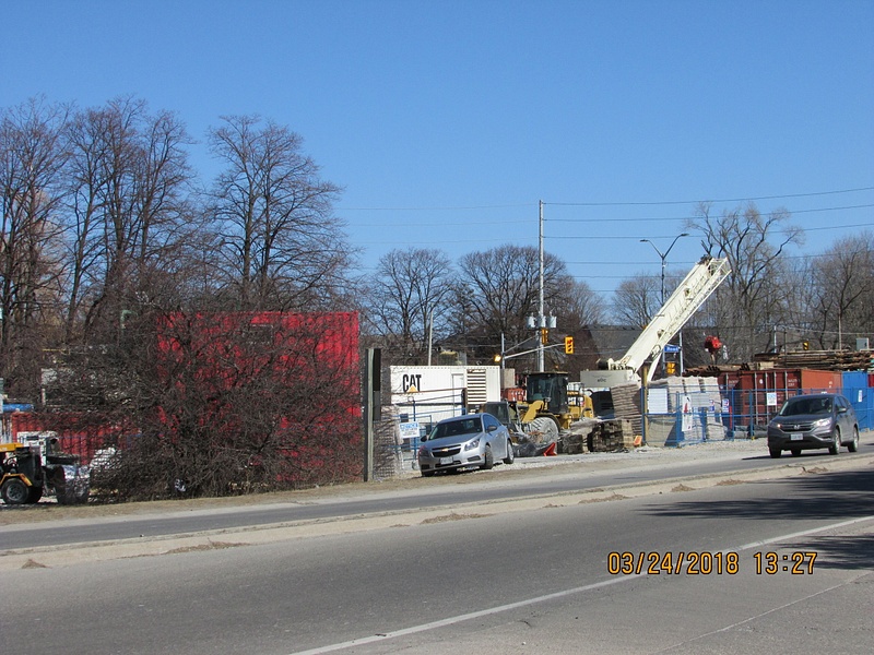 early construction at Dixie Road