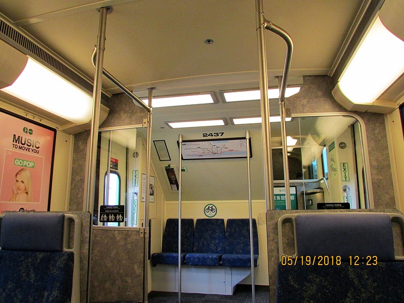 Coach 2437 interior