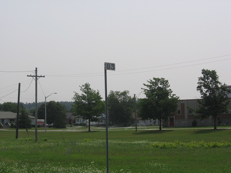 Mile 83 sign 2008.