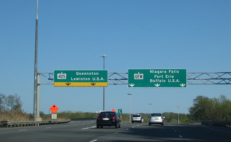Highway 405 and QEW Junction