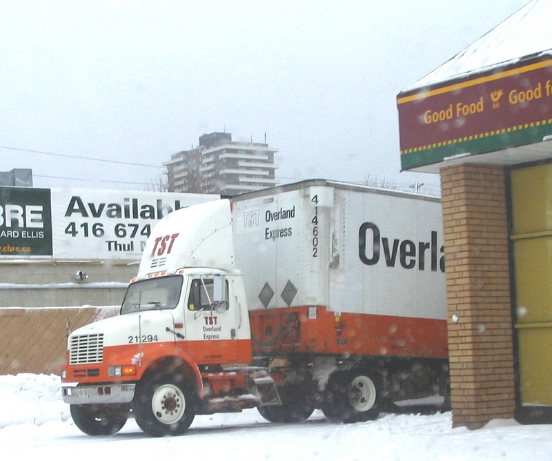 Overland 211294 on snowy day