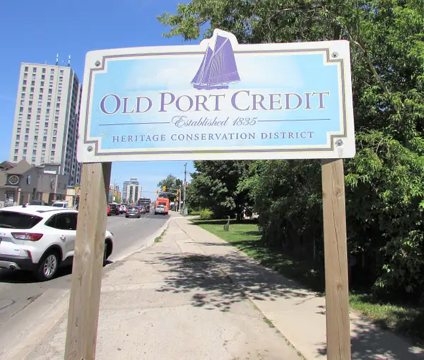 Port Credit Heritage Sign by RobertArcher