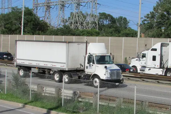 Canada cartage with short trailer 6-17-15 by RobertArcher