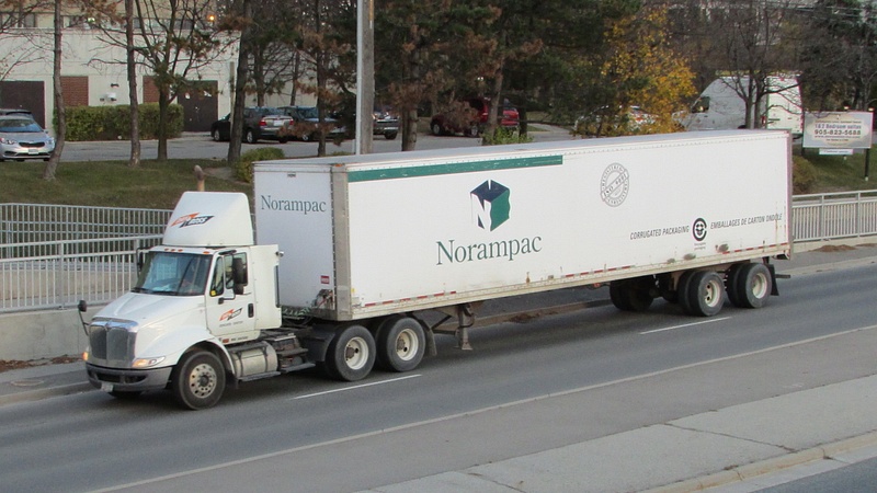 Day & Ross with Norampac trailer.
