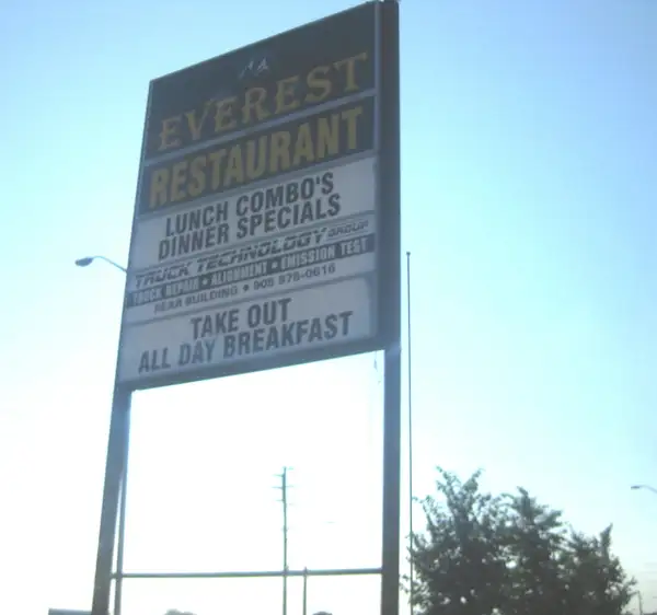 Everest Restaurant sign by RobertArcher
