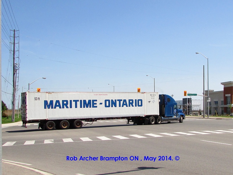 Maritime - Ontario  leaving yard