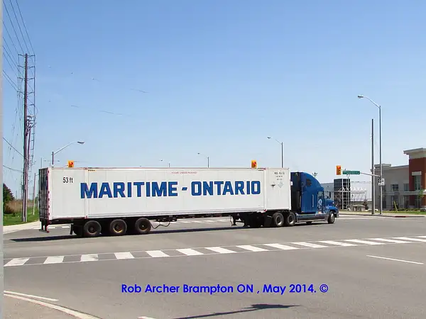 Maritime - Ontario  leaving yard by RobertArcher
