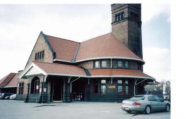 Brantford Ontario Via station April 2000 by RobertArcher