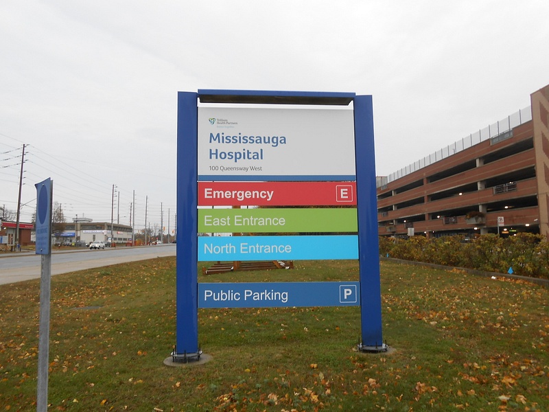 Mississauga Hospital Sign