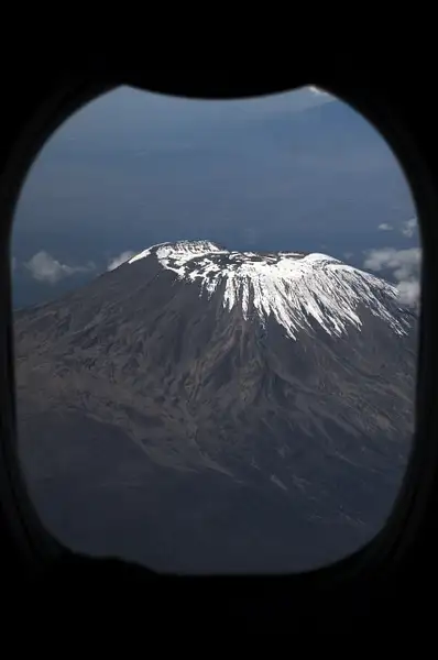 Kilimanjaro, View from the Airplane by Victor Francuzov