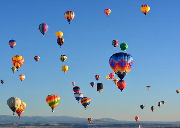 Albuqurque hot air balloon festival by Heather Liolios