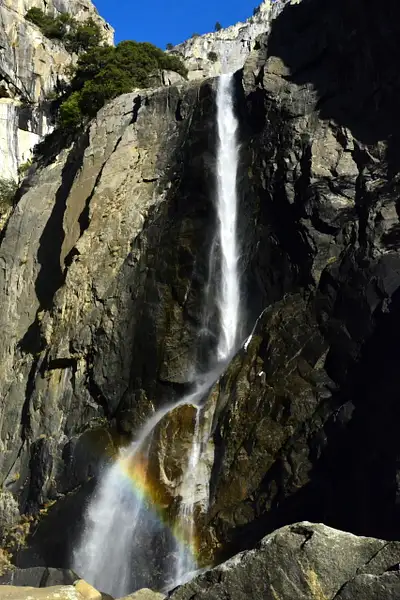 Lower falls - Yosemite by Heather Liolios