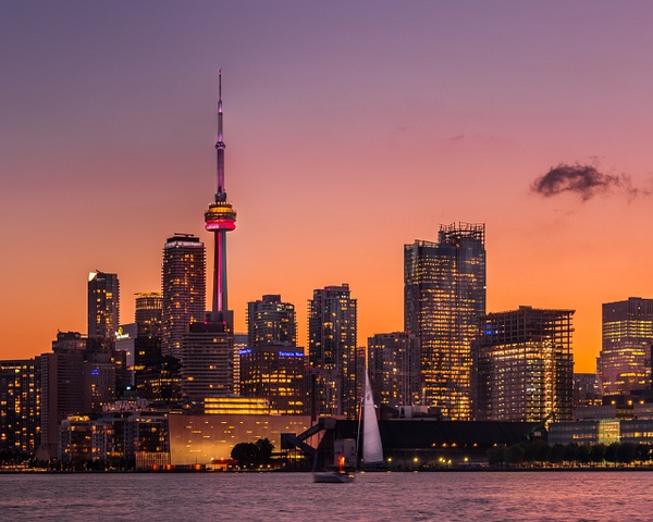 Toronto Harbour Summer Sunset - Home - Dee Potter Photography