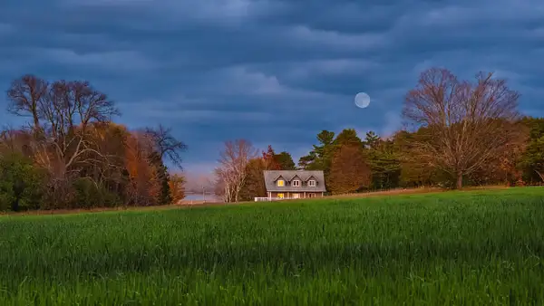 Blue Moon Over Famview by DEE POTTER