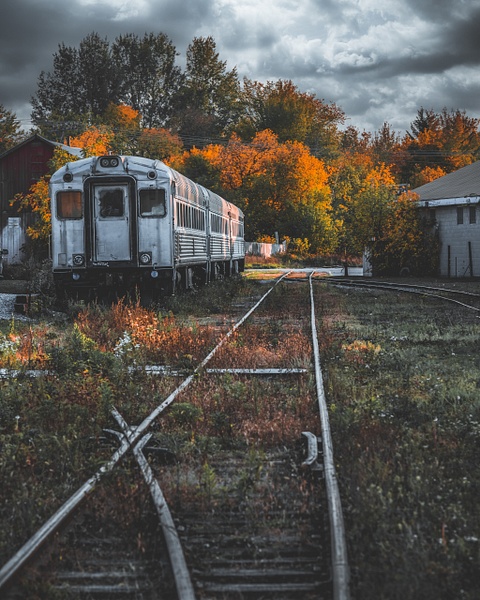 Autumn Train of Uxbridge - Urban - Dee Potter Photography 