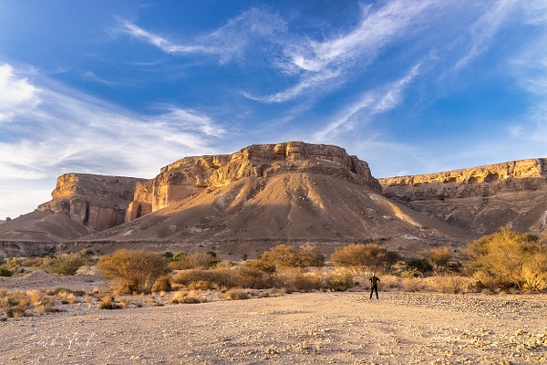 Man looking up at the hill in the Yemen Desert-1 - Special: Namibia - Garth Fuchs Photography