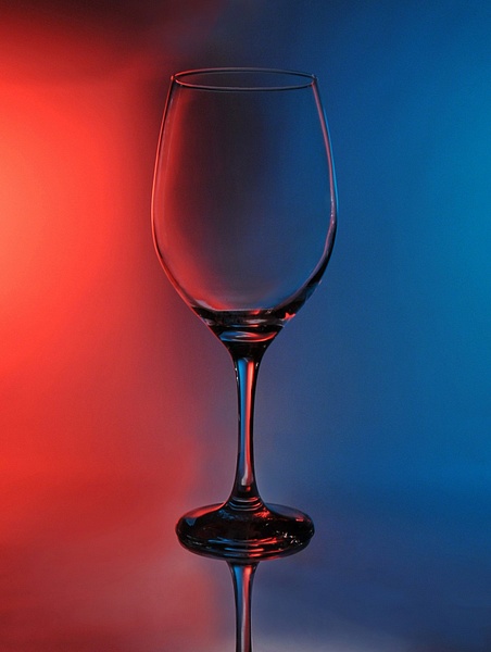 Wine-Glass-Red-Blue - Product Photography Toronto GTA Luminous Light Photography