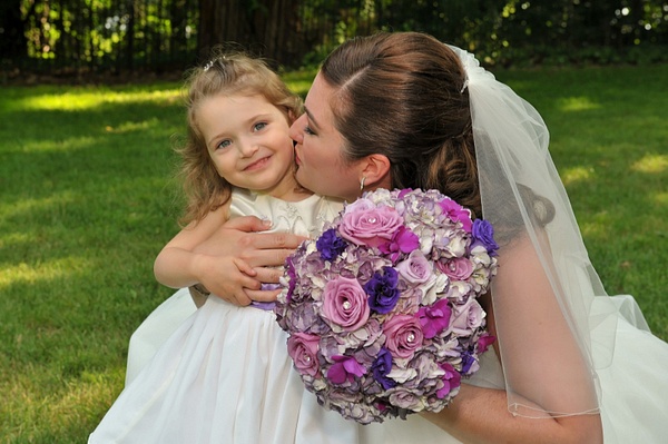 LHTV-Flower-Girl-Bride - Luminous Light Photo offers Wedding Photography and Video packages 