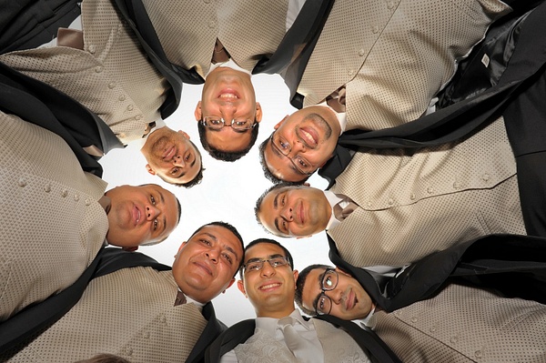 MTRF-Groomsmen_Huddle - Luminous Light Photo offers Wedding Photography and Video packages 