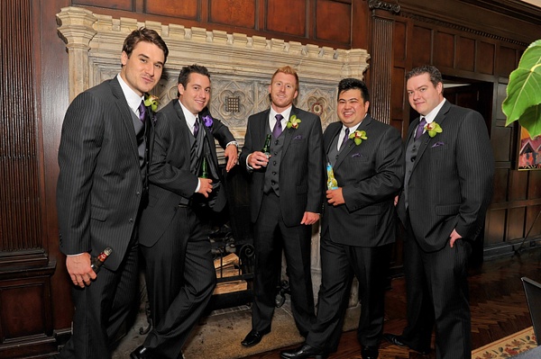 OCPA-Reception-Groomsmen - Luminous Light Photo offers Wedding Photography and Video packages  
