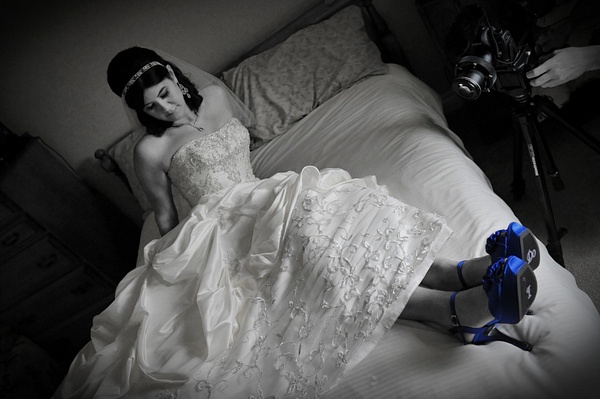 SBRR-Bride-Blue-Shoes - Luminous Light Photo offers Wedding Photography and Video packages  