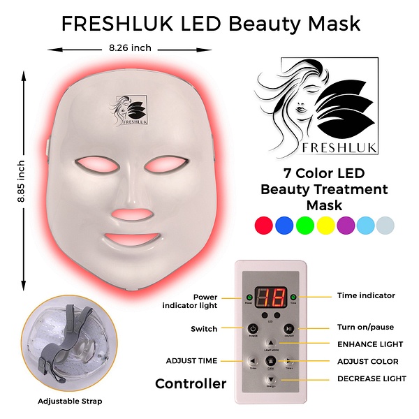LED-Beauty-Mask-1 - Graphic Design by 5 Star Studio at Luminous Light Photo and Design