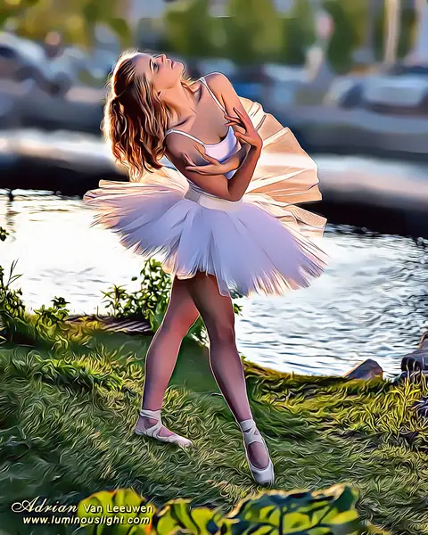 Ballerina-By-Lake-04 by LuminousLight