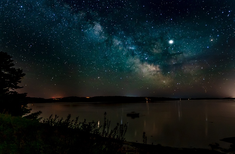 Milky Way over Frenchman Bay