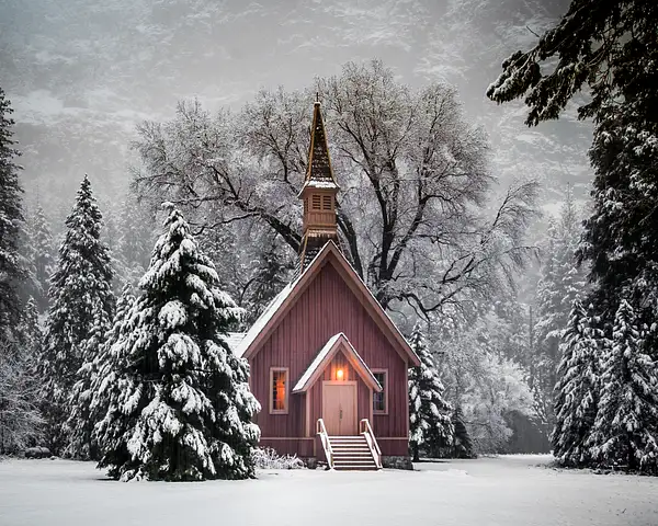 Yosemite Chapel by BlackburnImages