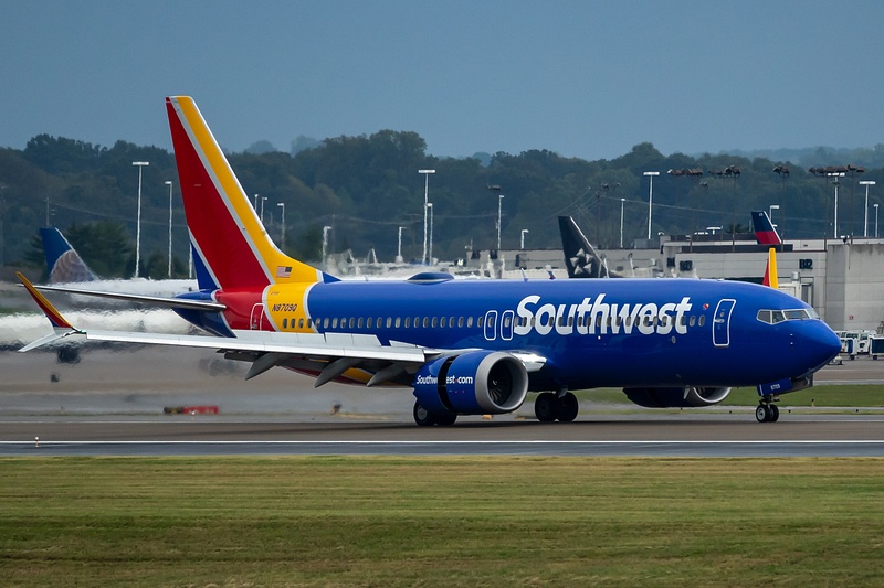 Southwest Boeing 737-800 Max