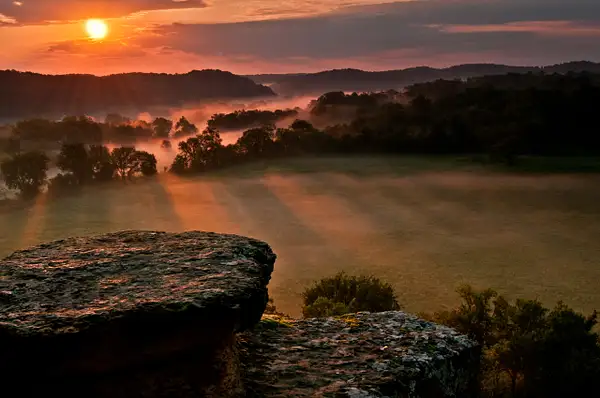 Harpeth Sunrise by BlackburnImages