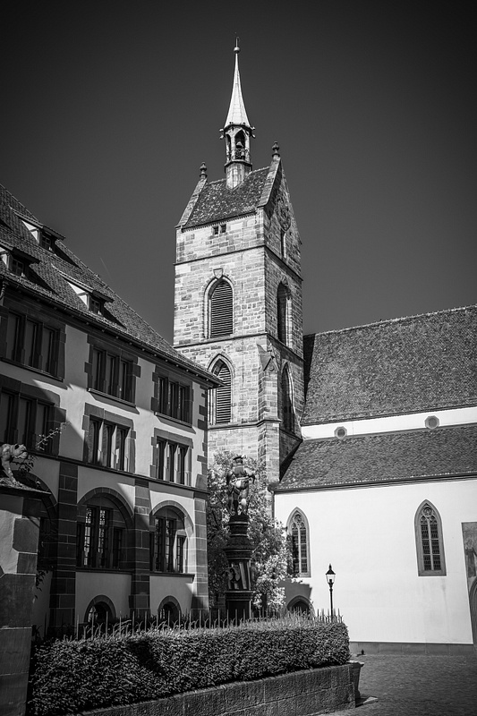 Courtyard at Basel Minster (Cathedral)