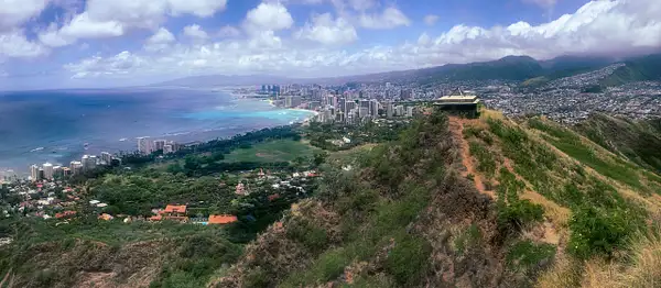 View from Diamond Head by BlackburnImages