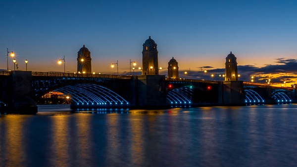 Longfellow Bridge at dusk - Urban - Blackburn Images Photography  