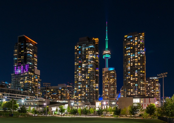 CN tower from the Canoe Landing Park - Luc Jean - Toronto