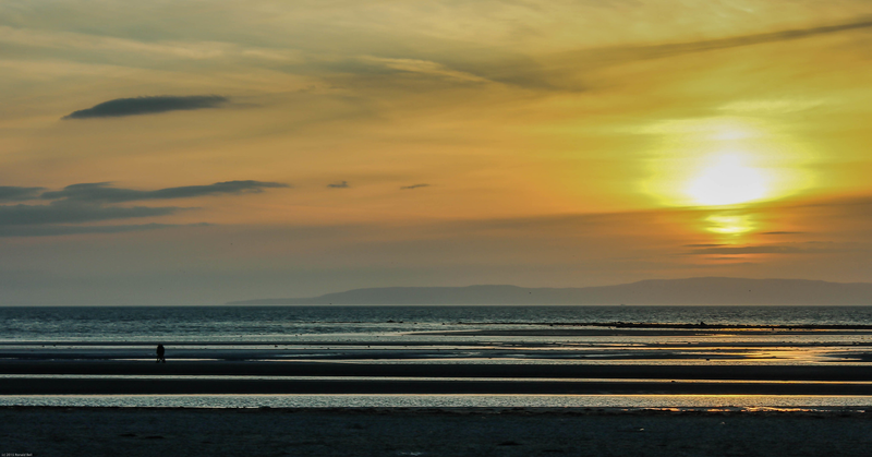 Ayr Beach Sunset