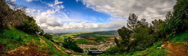 Tavor Shvil Israel mountain view - Pano - Industrial photography
