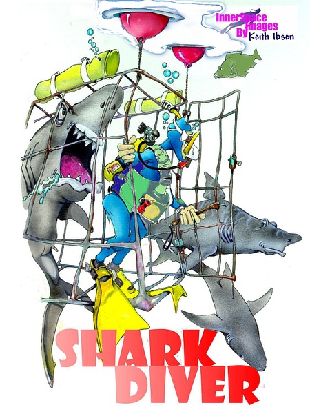 Dump sharks color1 - Illustrations - Keith Ibsen Photography 
