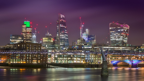 The new London at night - Urban landscapes - Delfino Photography