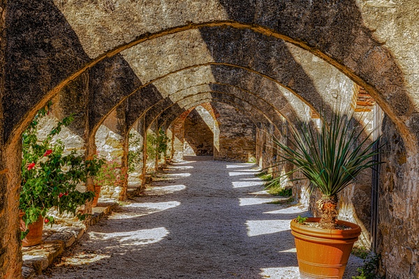 Mission San Jose_Convento arches_5Q2A4635 - Texas - John Roberts - Clicking With Nature®