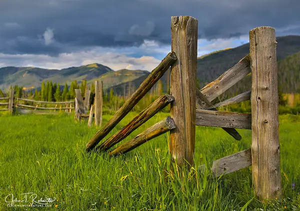 Old Fence by John Roberts