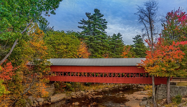 Swift River  Bridge in Conway NH - John Roberts - Clicking With Nature®