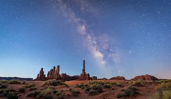 Monument Valley Milky Way by John Roberts