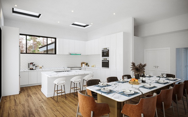Interior_Kitchen - Rendering - Stellar Real Estate Marketing in Greater Victoria