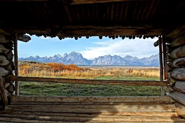 Cunningham Cabin in Grand Teton NP by Marty Welter