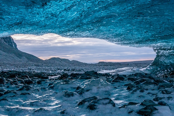 View from Inside Glacier - Iceland - Jack Kleinman