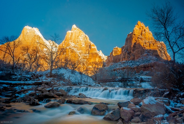 Zion National Park, the Three Patriarchs - Grand Canyon & Zion - Jack Kleinman 